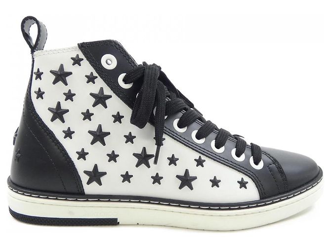 Sneakers Jimmy Choo Nero Bianco