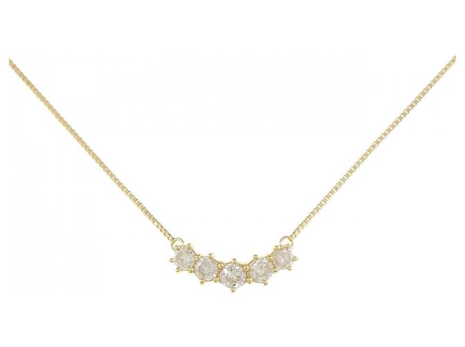 Autre Marque Collana in Au750 e Diamanti D'oro