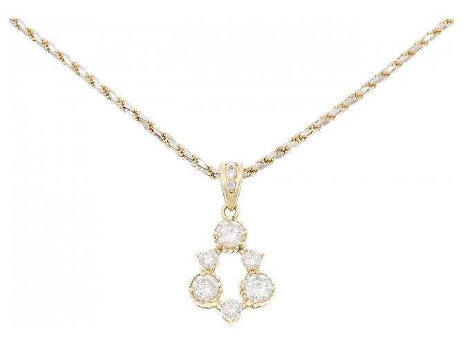 Autre Marque Collana in Au750 e Diamanti D'oro