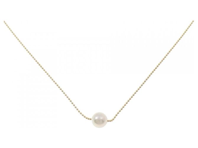 Autre Marque Collana di Perle Akoya Au750 D'oro