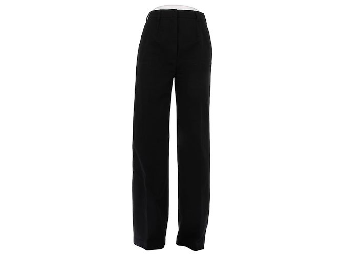 Prada Calça de algodão preta Preto