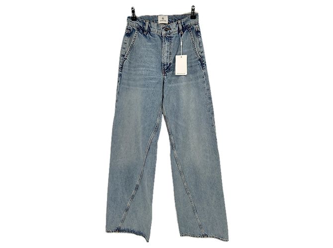 Vaqueros Anine Bing Azules de Algodón