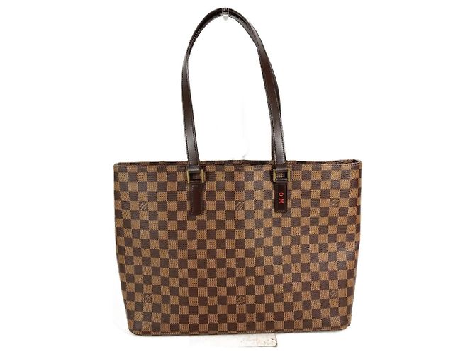 Bolsa Tote Louis Vuitton Damier Luco Marrom Damier ebene