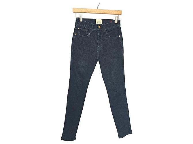 SéZane Slim Jeans in Dunkelblau