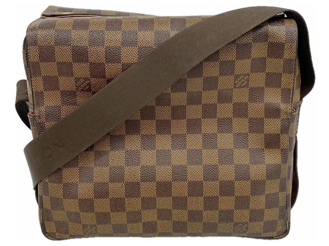 Borsa a tracolla Louis Vuitton Damier Naviglio Damier ebene