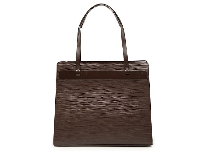 Louis Vuitton Marron Epi Croisette PM Marron foncé