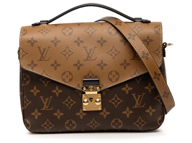 Louis Vuitton Pochette Metis Monogram Reverse Marrone