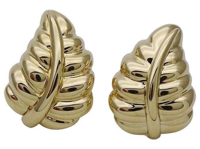 Orecchini a lobo in oro giallo Tiffany & Co. D'oro