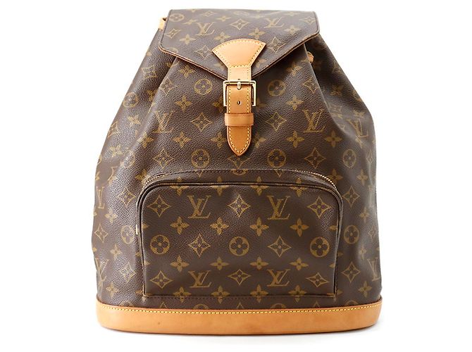 Louis Vuitton Monogram Montsouris GM Backpack Brown