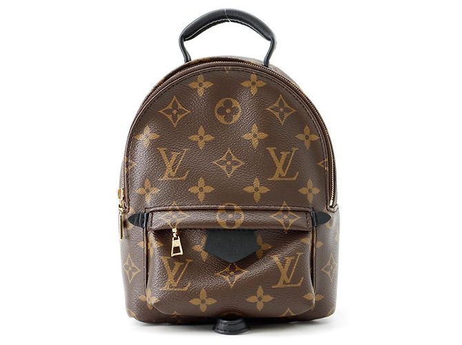 Louis Vuitton Monogram Palm Springs Backpack MINI Black
