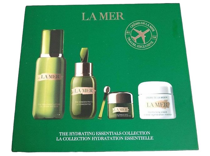 Autre Marque Set Viso La Mer The Hydrating Essentials Collection Nero Bianco Beige Verde