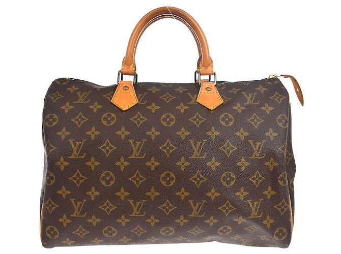 Louis Vuitton Speedy Monogram Canvas 35 Marron