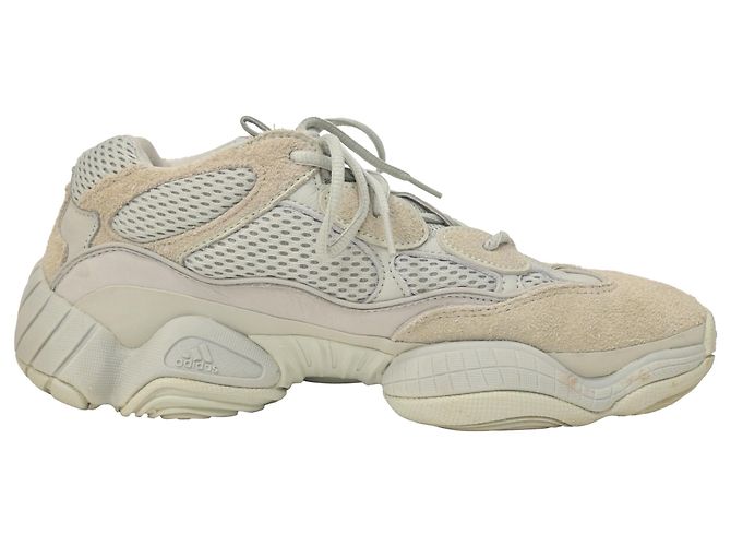 Baskets Adidas Yeezy 500 Salt en daim gris