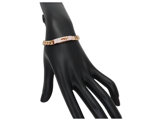 Hermès Hermes Kelly Gourmet Au750 Diamond Armband Größe 14.5 Golden 