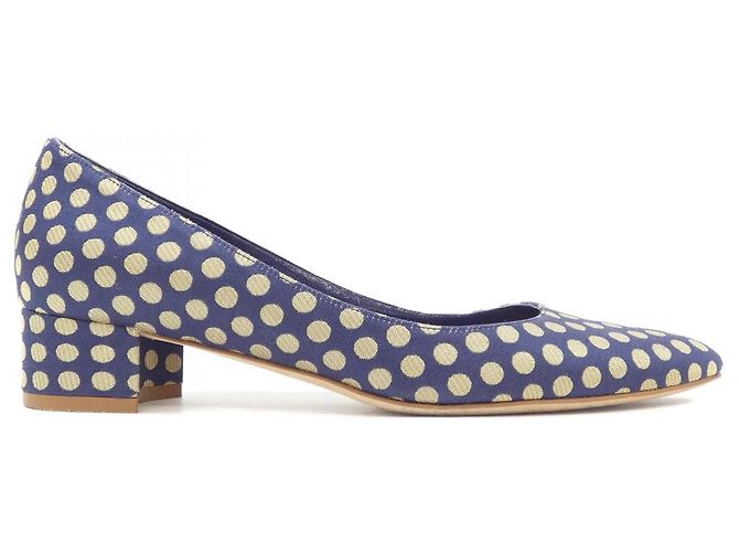 Manolo Blahnik Pumps Blau