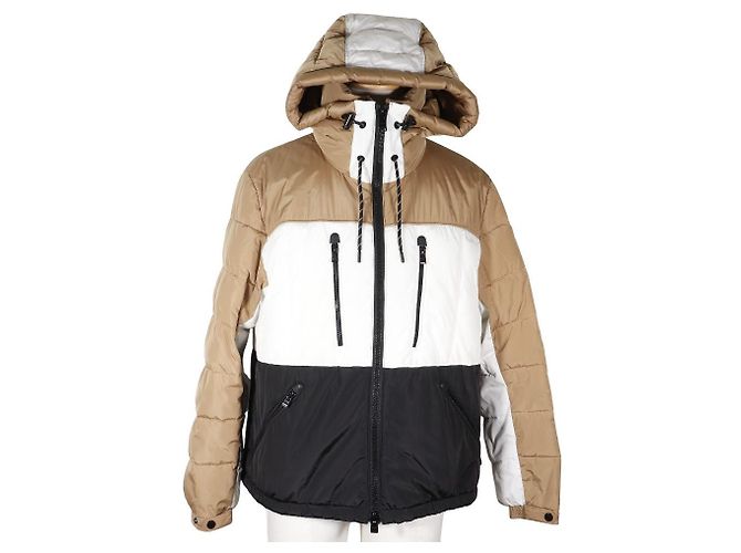 Autre Marque BOSS Nylon Polyester Jacket Black White Beige