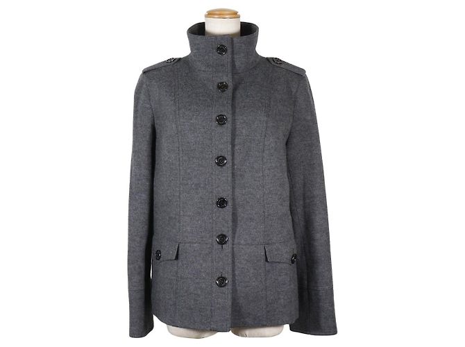 Roupas de lã Burberry Marrom Cinza