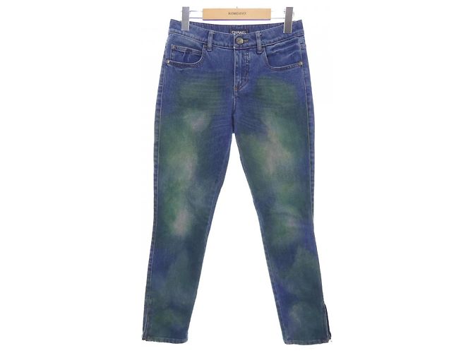 Timeless Chanel P55667V42007 Jeans Azul