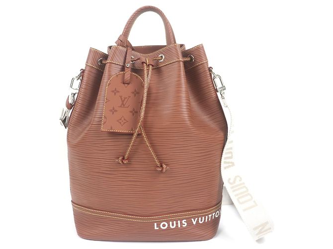 Bolsa de ombro 2way Louis Vuitton Maxi Noe Epi Marrom