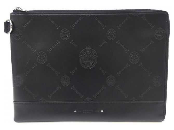 Borsa in pelle Berluti Nero