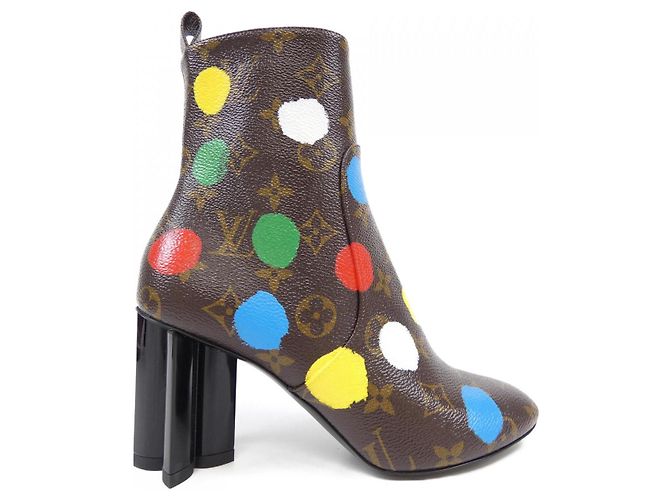 Botines Silhouette Line Louis Vuitton Castaño