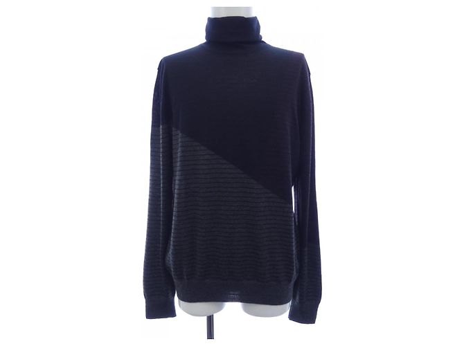 Hermès Kaschmir Strick S Braun Schwarz Lila