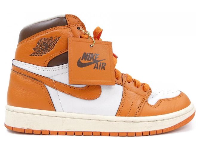 Autre Marque Sneakers Nike Jordan Bianco Arancione