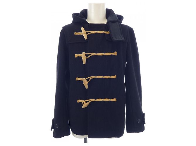 Autre Marque Gloverall Wollmantel Schwarz
