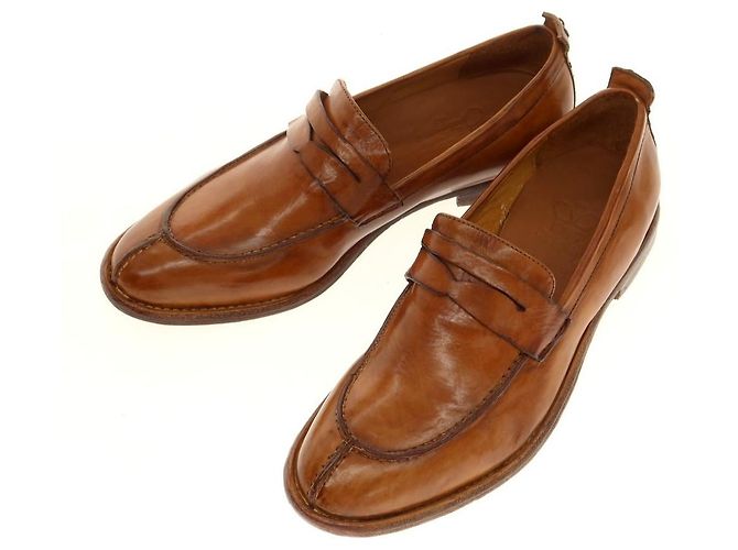 Autre Marque King Tartufoli Leather Loafer Bronze