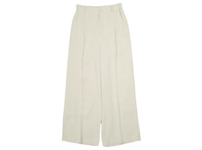 Autre Marque ara ara Double Cross Polyester Pants Beige