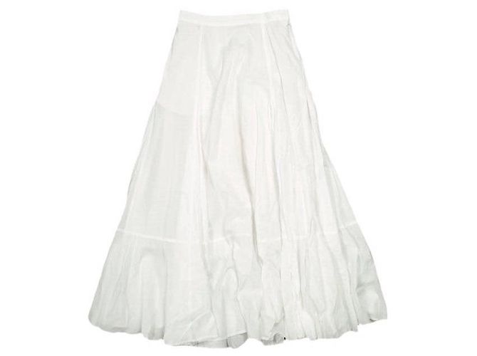 Autre Marque Falda de algodón CEaRET Blanco 