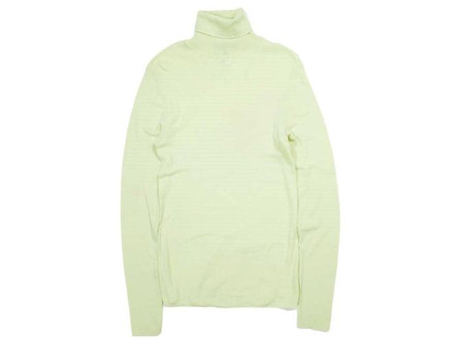 Autre Marque Drawer FALL1 Wool Turtleneck Pullover Golden Green