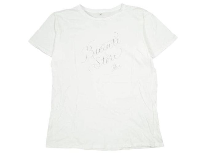 Autre Marque Camiseta de algodón BICYCLE STORE PARIS Blanco