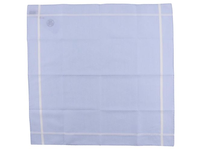 Hermès Hermes Jacquard H Cotton Handkerchief 2pcs Set Grey