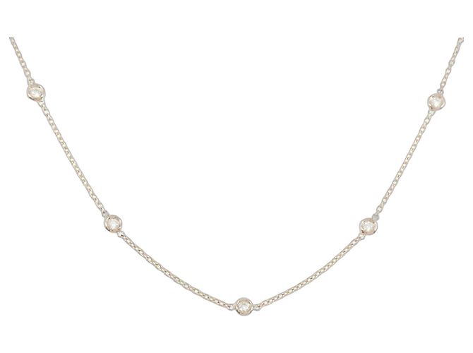 Autre Marque Collar de Diamante Au750 Rosa