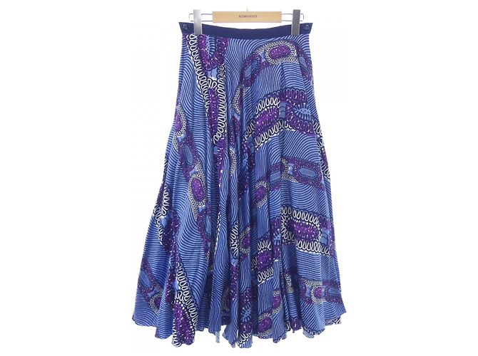 Autre Marque Schubladenrock Blau Lila