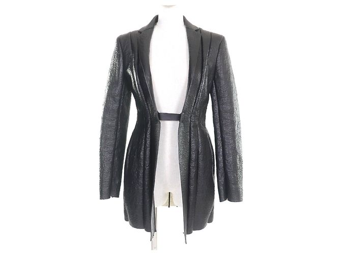Céline Celine Shearling Jacket Black