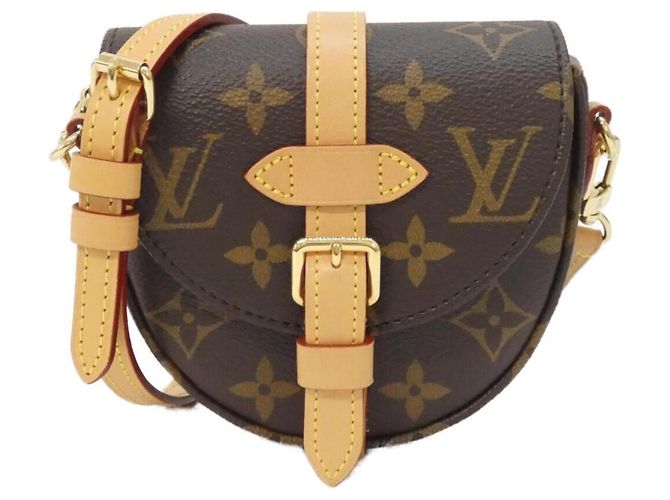 Bolsa de Ombro Louis Vuitton Monogram Micro Chantilly Marrom