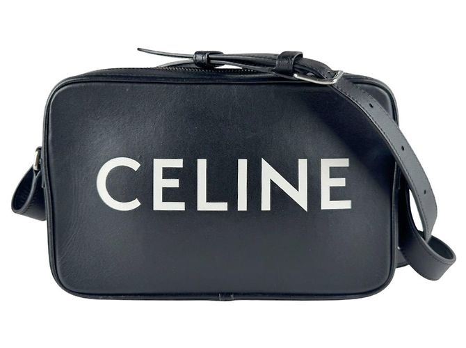 Céline Borsa Messenger Celine in pelle nera Nero