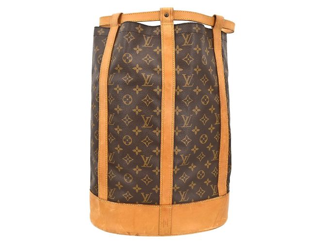Louis Vuitton Randonnee Backpack Monogram Canvas GM Brown