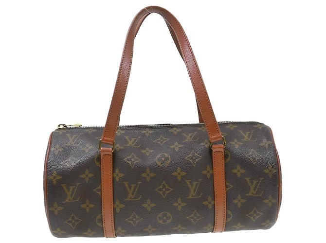 Bolsa Louis Vuitton Papillon Monogram Canvas 30 Marrom