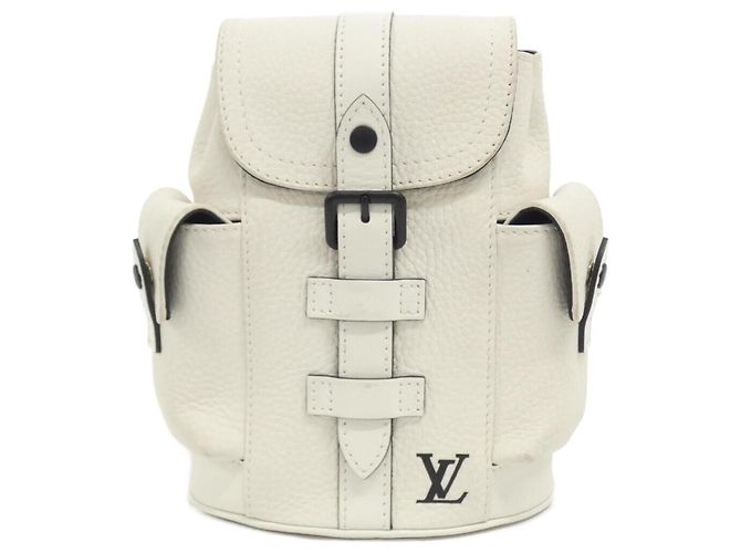 Borsa a tracolla Louis Vuitton Christopher XS Bianco