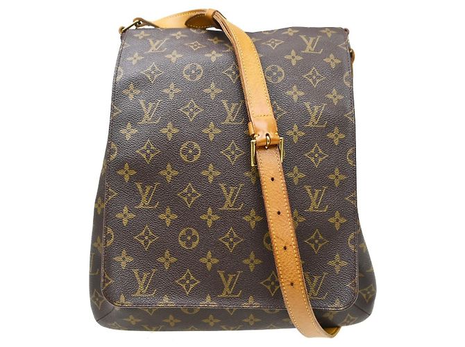 Louis Vuitton Musette Salsa Monogram Canvas GM Marron