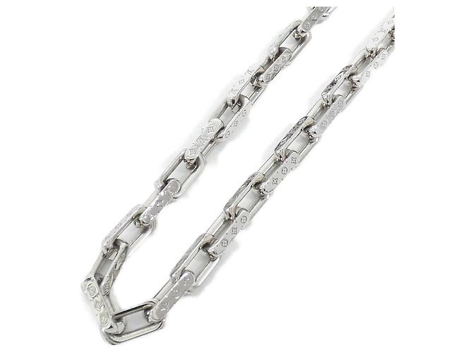 Collar Chain Monogram Louis Vuitton Plata