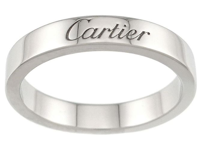Cartier C de #48 Ring aus Platin