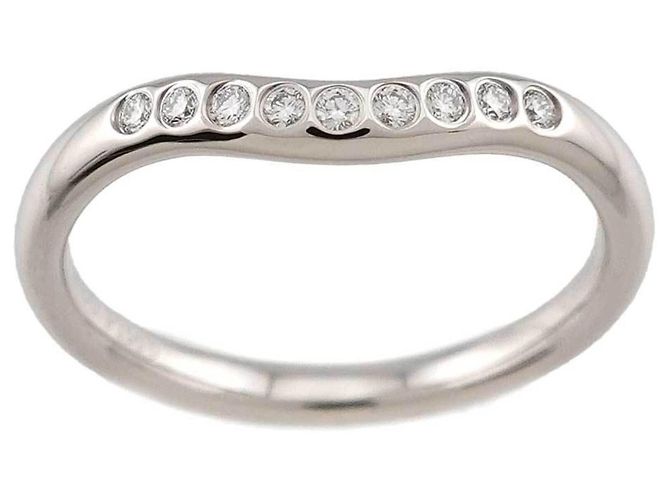 Tiffany & Co. Platin-Ring mit geschwungener Form