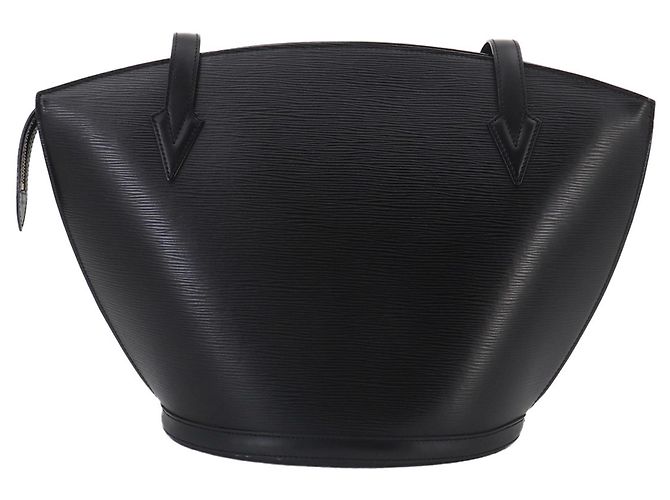 Sac cabas Louis Vuitton Epi Saint Jacques Noir