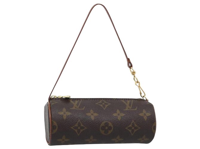 LOUIS VUITTON Monogram Papillon Pouch LV Auth 182935 Monograma
