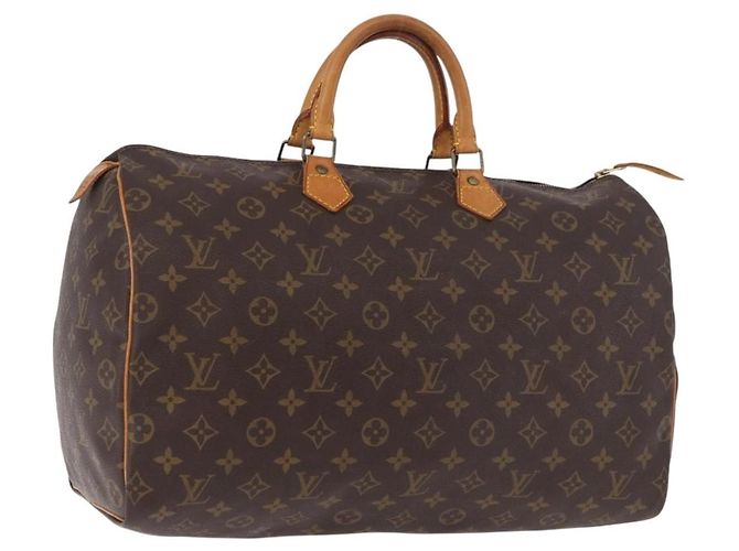 LOUIS VUITTON Bolsa Monogram Speedy 40 M41522 LV Auth 183964A