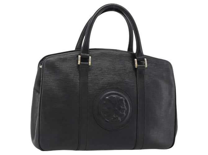 Borsa FENDI in pelle nera e oro Auth bs35415 Nero D'oro